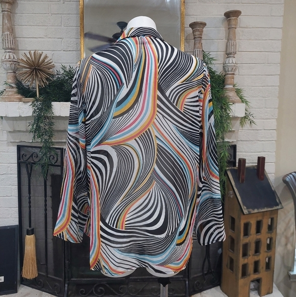 Season Designers Sheer Open Cardigan - Picture 4 of 5